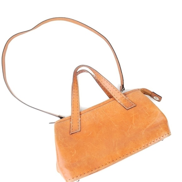 Fossil leather honey bag removable shoulder strap - Picture 5 of 8